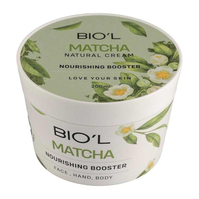 کرم مرطوب کننده پوست ماچا و روغن ماکادمیا (60 میلی لیتر) بیول Matcha Nourishing Booster Cream Biol