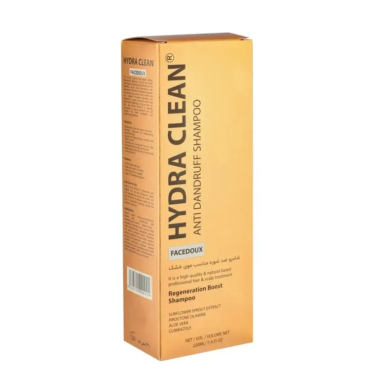 شامپو ضد شوره موی خشک هیدراکلین  Hydra Clean Anti Dandruff Shampoo For Dry Hair Face Doux