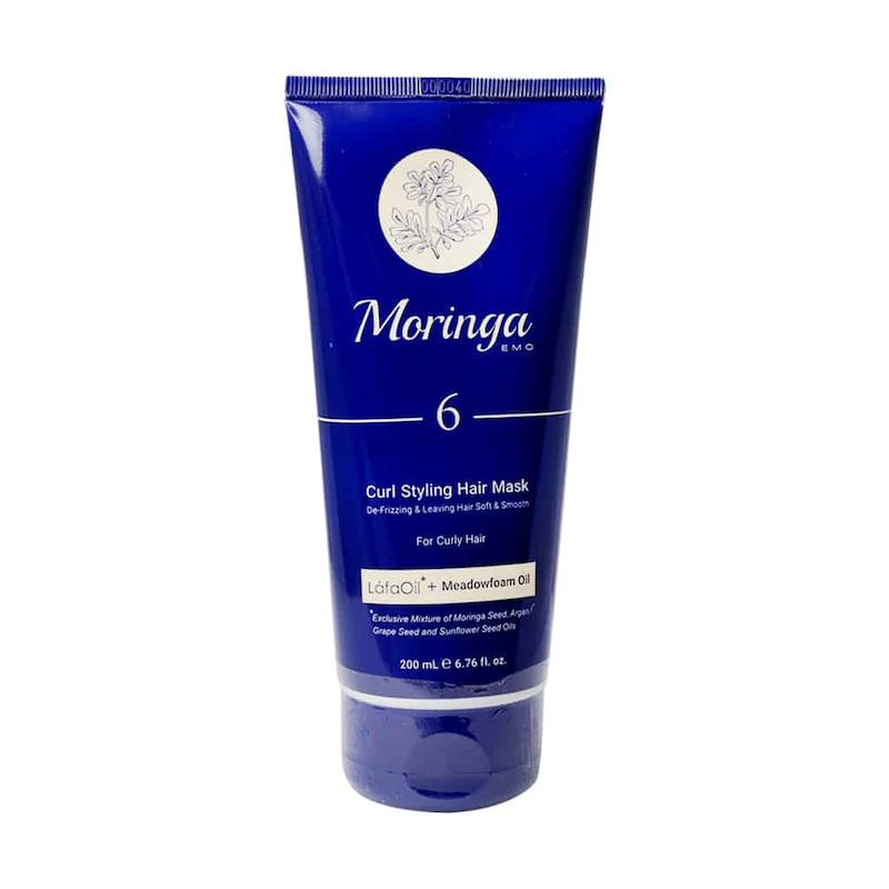 ماسک مو حالت دهنده موهای فر 6  مورینگا Curl Styling Hair Mask 6 Moringa