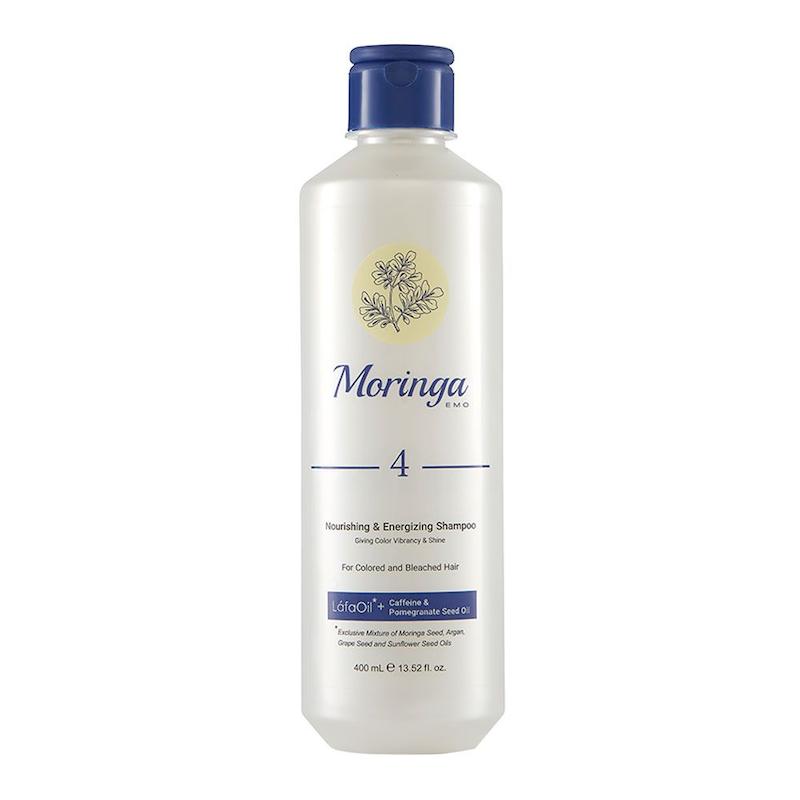 شامپو مغذی و انرژی بخش موی رنگ شده 4 (400 میلی لیتر) مورینگا  Energizing Shampoo For Colored Hair 4 Moringa