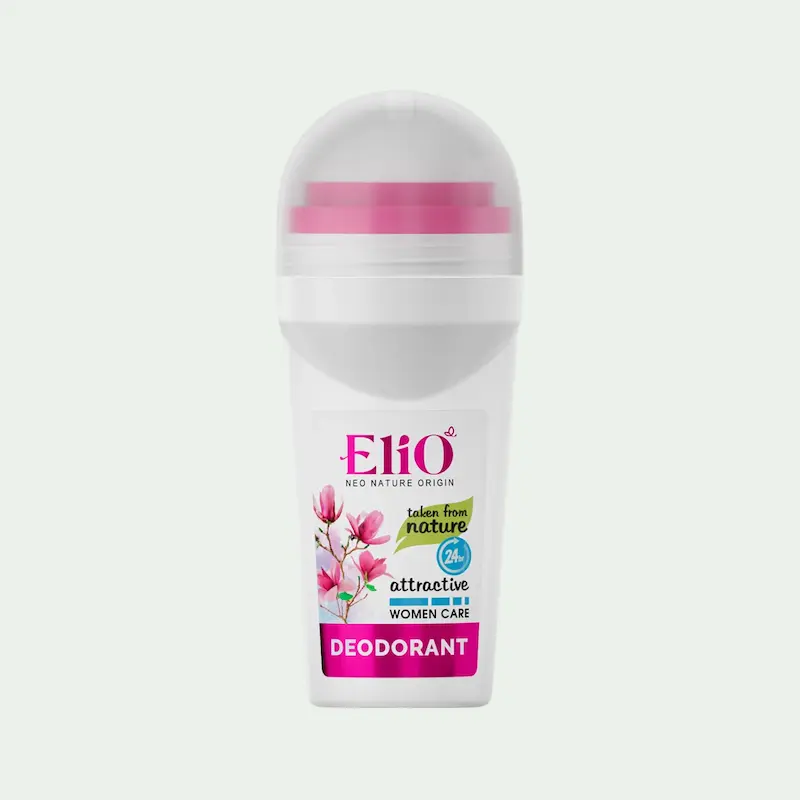  مام رول دئودورانت اترکتیو الیو Elio pink attractive deodorant 