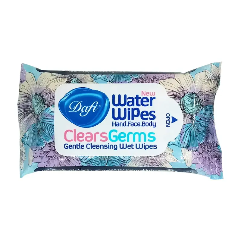 دستمال مرطوب پاک کننده دست و صورت 12 برگ دافی Hand And Face Wet Wipes DAFI