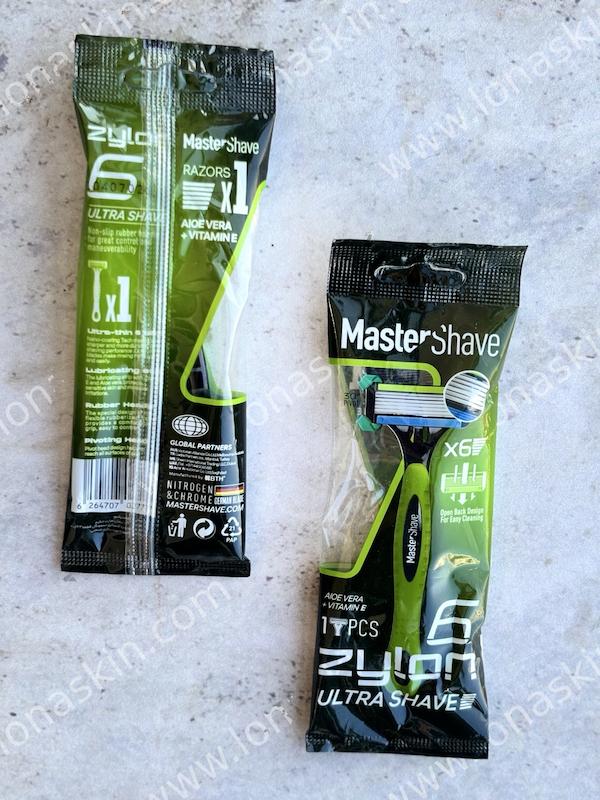 خودتراش مردانه 6 لبه مستر شیو مدل Zylon 6 بسته 1 عددی Master Shave Zylon 6 Men Shaver 1 PCS