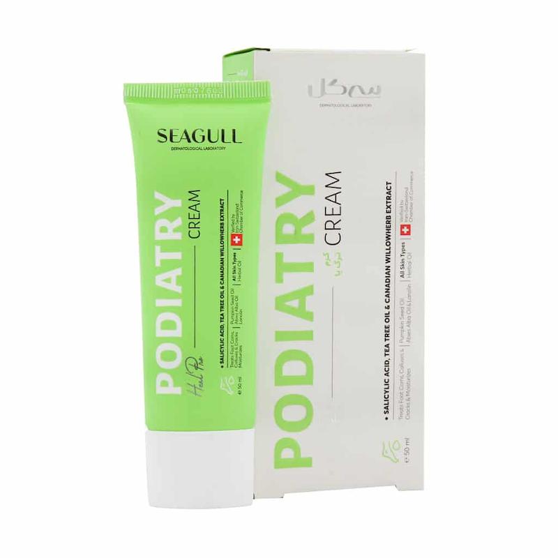 کرم ترک پا سی گل مدل لایه بردار مناسب انواع پوست حجم 50 میلی لیتر seagull heal pro podiatry cream