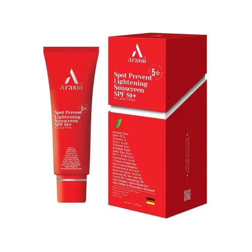 کرم ضد آفتاب روشن کننده لک‌های پوستی SPF50  Spot Prevent Lightening Sunscreen SPF50