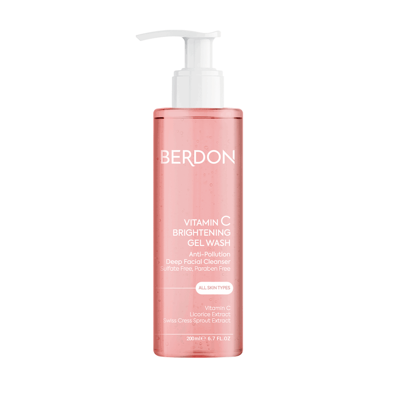 ژل شستشوی روشن کننده ویتامین سی بردون Vitamin C Brightening Gel Wash Berdon