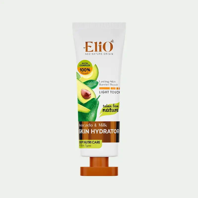 کرم مرطوب کننده آووکادو و شیر حجم 75 میلی لیتر الیو Elio Avocado And Milk Skin Hydrator Cream 75 ml