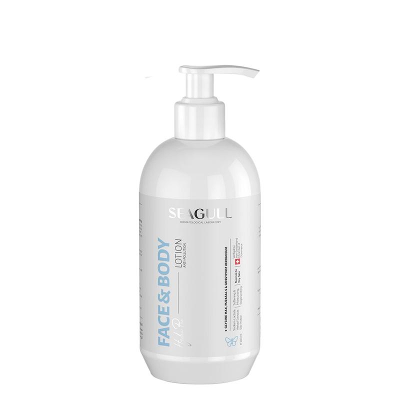 لوسیون مرطوب کننده صورت و بدن سی گل حجم250 میل Seagull Face And Body Lotion 250 ML