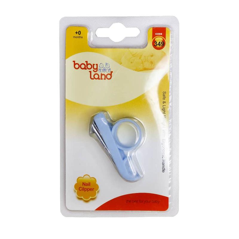 ناخن گیر نوزاد بیبی لند کد 349 با گیره مخصوص Baby land Nail Clipper code 349