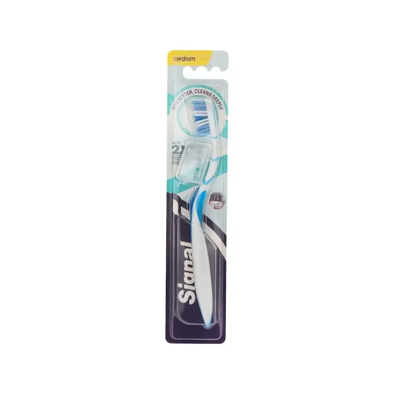 مسواک سفید کننده مدل V-White با برس متوسط سیگنال Toothbrush White Model V-White Medium
