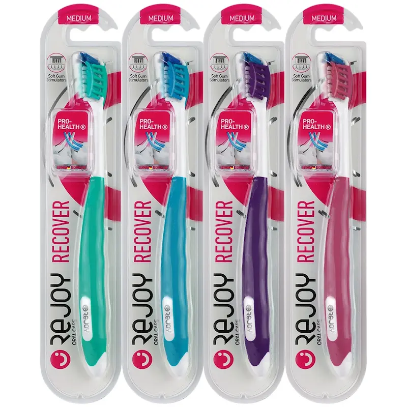 مسواک ری کاور ریجوی با برس متوسط کد 101 Rejoy Recover Medium Toothbrush R101M