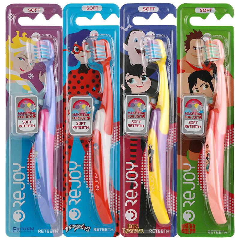مسواک کودک ریجوی مدل Reteeth بالای 4 سال با برس نرم Rejoy Toothbrush For Children Over 4 Years Old