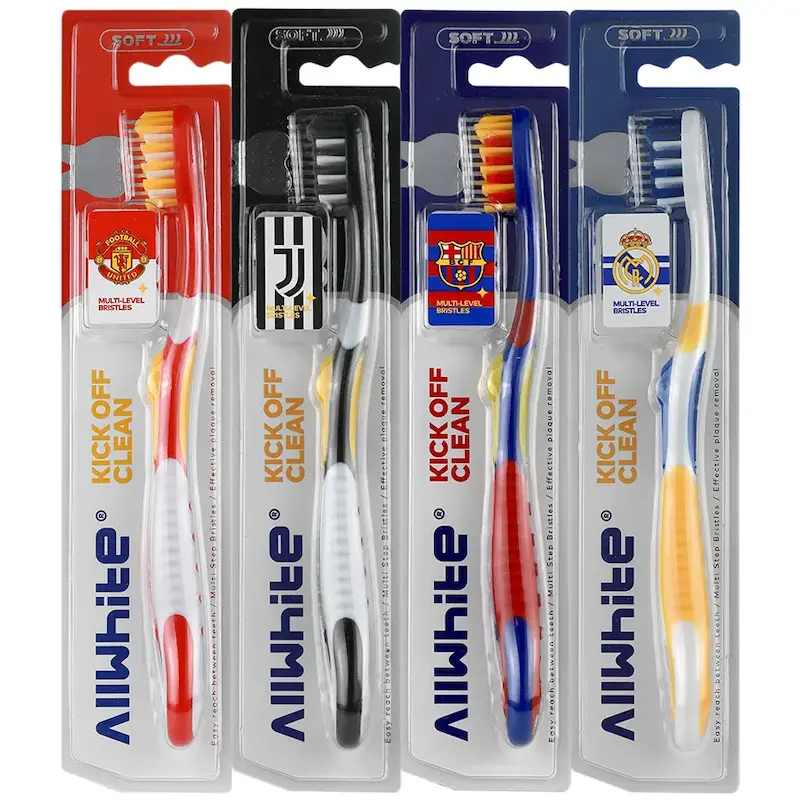 مسواک آل وایت مدل Kick Off Clean با برس نرم Allwhite Soft Kick Off Clean Toothbrush