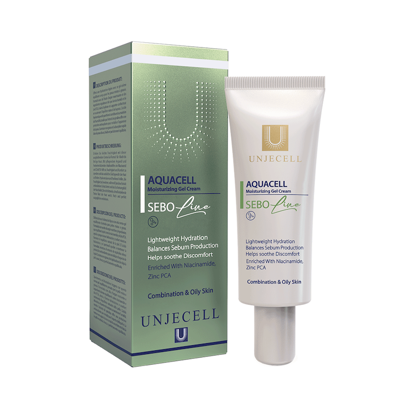ژل کرم آبرسان آنژسل (سبولاین) – AQUACELL MOISTURISING GEL CREAM UNJECELL (SEBO LINE)