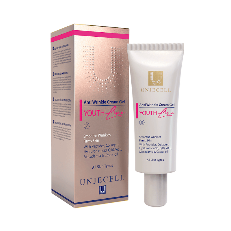 کرم ژل ضدچروک و جوانساز آنژسل (یوت لاین) – ANTI WRINKLE CREAM GEL UNJECELL (YOUTH LINE)