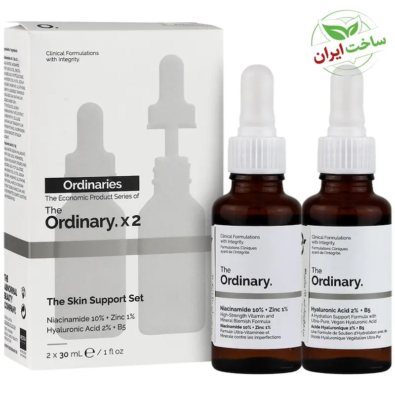 ست سرم تقویت کننده و مراقبت از پوست  The Skin Support Set Ordinary