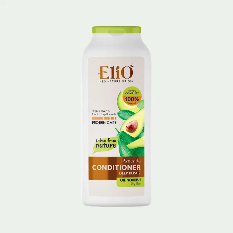 نرم کننده و ترمیم کننده مو خشک حجم 400 میلی لیتر الیو Elio Avocado Deep Repair Conditioner 400 ml