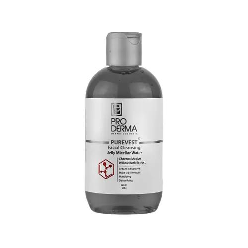 ژل پاک کننده صورت پرودرما حاوی کربن فعال 250 میل Proderma Facial Cleansing Gel Containing Activated Carbon