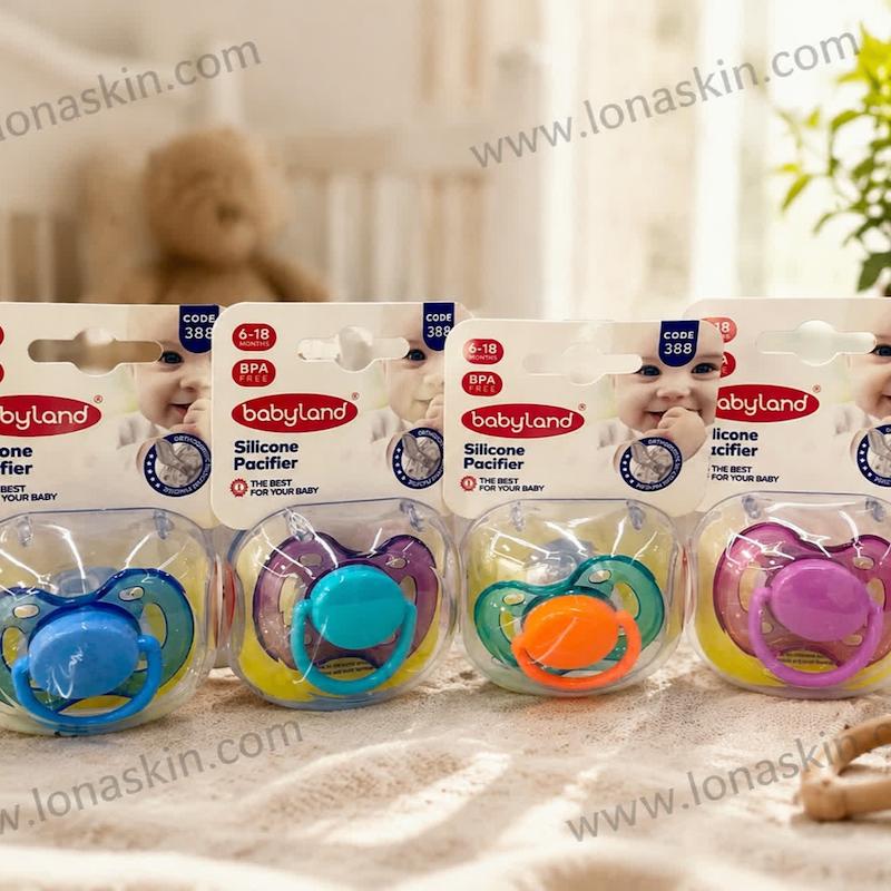 پستانک کودک ارتودنسی 388 D-18691 Orthodontic Pacifier 388 Baby land