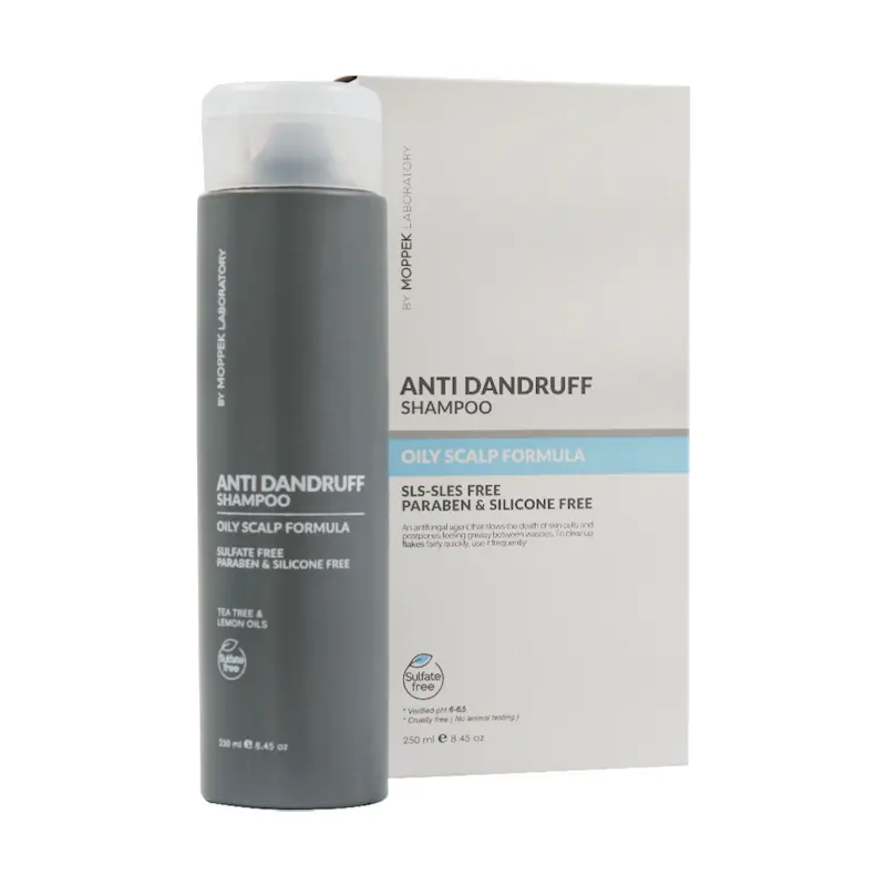 شامپو ضد شوره چرب موپک 250 میلی لیتر Moppek Anti Dandruff Shampoo For Oily Scalp 250 ml