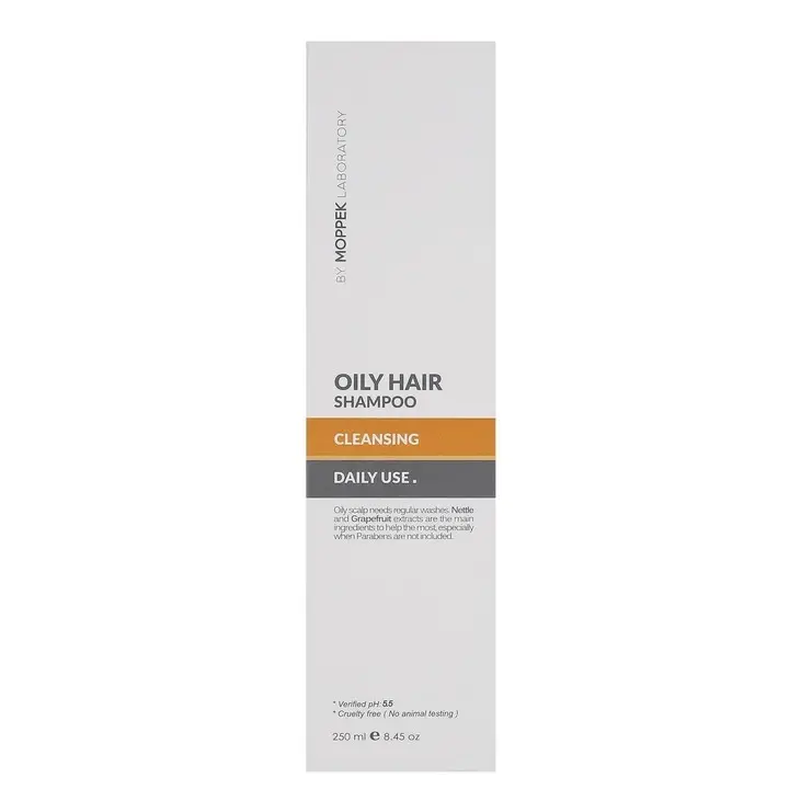 شامپو موی چرب موپک Moppek Oily Hair Shampoo 250ML
