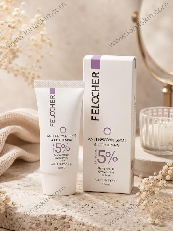 کرم ضد لک و روشن‌کننده فلوچر Felocher 5% 