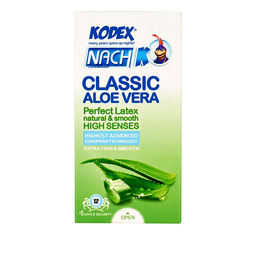 کاندوم کدکس کلاسیک 12 عددی  آلوئه ورا  CLASSIC ALOE VERA Condom Nach Kodex