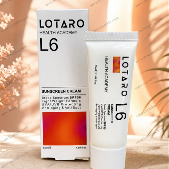 کرم ضد آفتاب و ضد چروک لوتارو ال6 L6 Anti Wrinkle Sunscreen Cream Lotaro