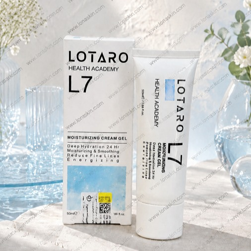 کرم ژل مرطوب کننده صورت لوتارو ال7 L7 Moisturizing Cream Gel Lotaro