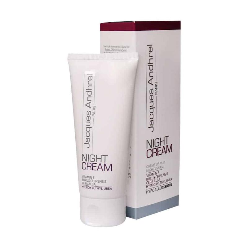 کرم شب ژاک آندرل پاریس مناسب انواع پوست حجم 60 میلی لیتر Jacques andhrel paris night cream