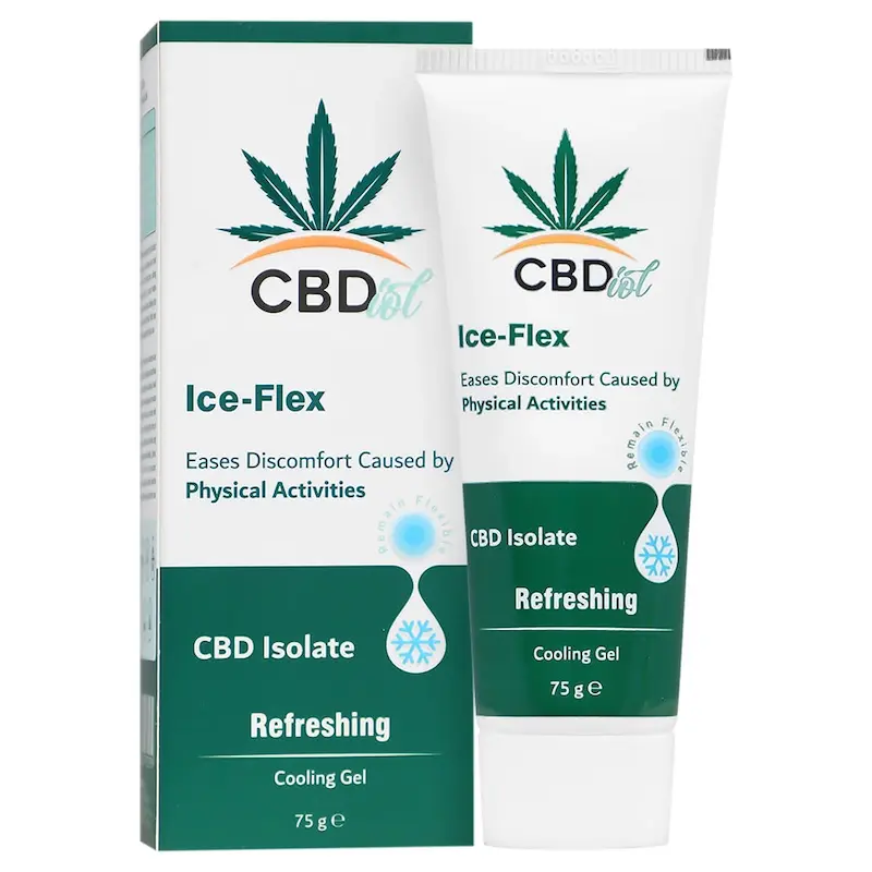 ژل خنک کننده پوست آیس فلکس سیبیدیول Ice Flex Cooling Gel CBDiol