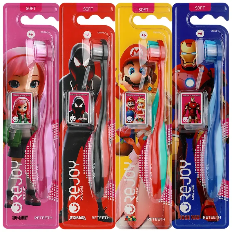مسواک کودک ریجوی مدل Reteeth بالای 6 سال با برس نرم Rejoy Toothbrush For Children Over 6 Years Old