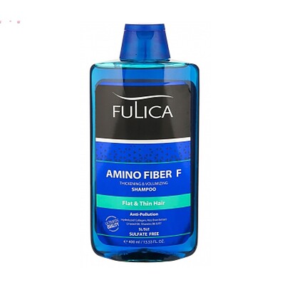 شامپو تقویت کننده و حجم دهنده حاوی آمینو اسید  فولیکا Amino Fiber F Thickening And Volumizing Shampoo