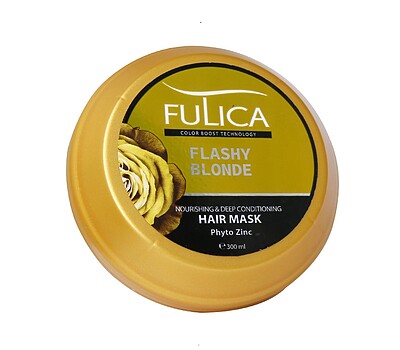 ماسک مو تقویت کننده موهای بلوند فولیکا Flashy Blonde Nourishing Hair Mask