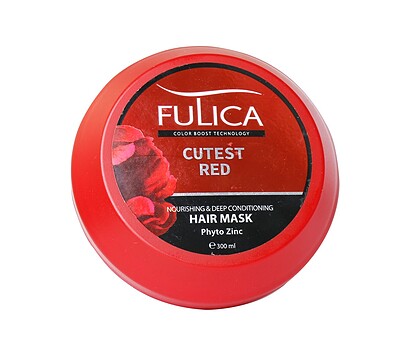 ماسک مو تقویت کننده موهای قرمز فولیکا Cutest Red Nourishing Hair Mask