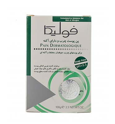 پن پوست چرب و جوشدار فولیکا Cleansing Syndet Bar