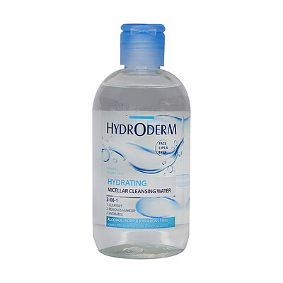 پاک کننده میسلار 3 در 1 پوست خشک هیدرودرم  Hydrating Micellar Cleansing Water Hydroderm