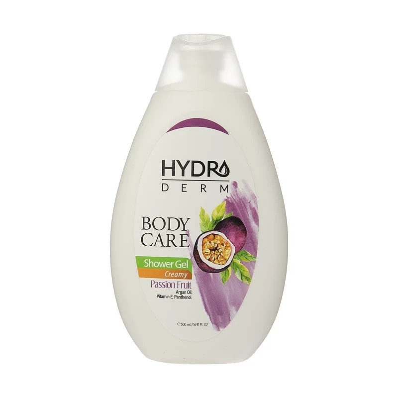 شامپو بدن کرمی هیدرودرم  با رایحه پشن فروت  Passion Fruit Creamy Shower Gel Hydroderm