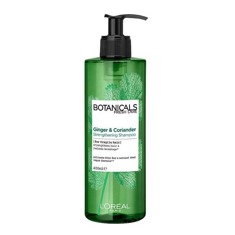 شامپو مو تقویت کننده زنجبیل و گشنیز اورآل حجم 400 میل اورجینال Ginger & coriander strengthener shampoo Loreal 400 ML