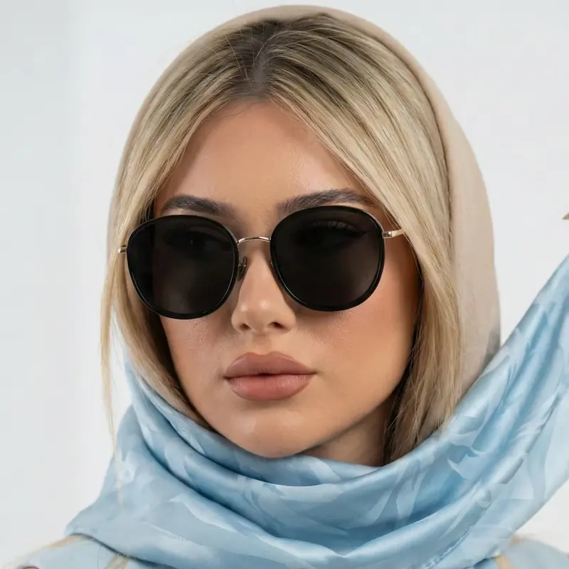 عینک آفتابی یونیسکس هلن کلر ( HELEN KELLER ) مدل H 8813