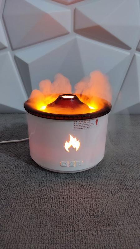 دستگاه بخور سرد و رطوبت‌ساز آتشفشانی طرح شعله – مخزن ۳۶۰ میلی‌لیتری