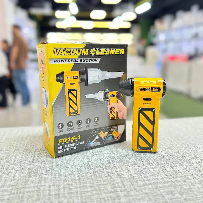 جت فن و جاروشارژی دوکاره مدل Vacuum Cleaner F015-1 | قدرت مکش بالا و طراحی سبک