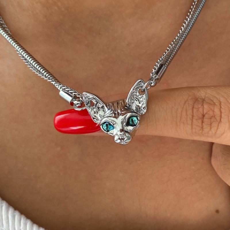 گردنبند گربه اسفنکس