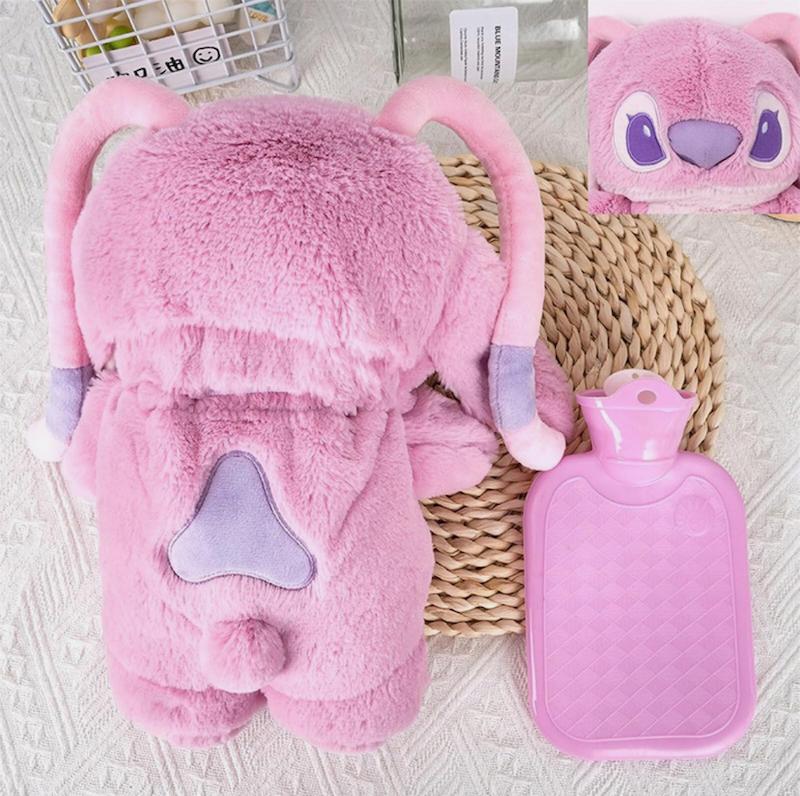 عروسک کیسه ابگرم استیچ و انجل 