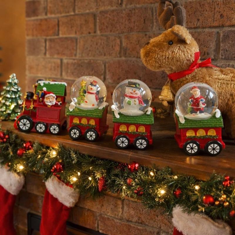 دکوری قطار کریسمس