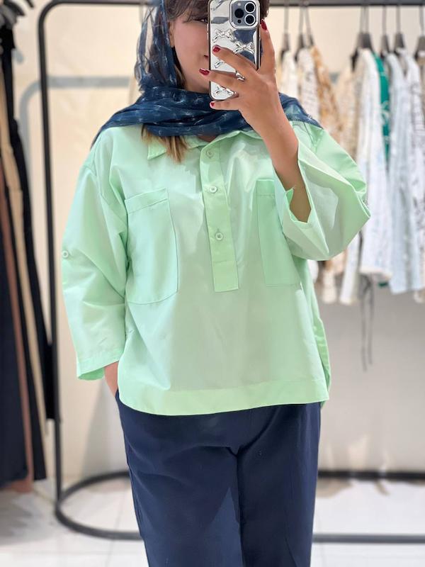 شومیز باکسی دو جیب 💚