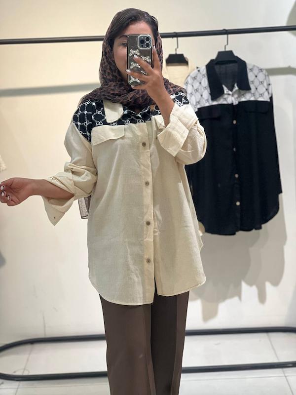 شومیز لنین طرحدار 🎀