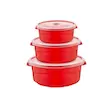ظرف نگهدارنده هوبی لایف مدل H-021516 مجموعه 3 عددی سوپاپ دار