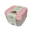 ظروف نگهدارنده هوبی لایف مدل Trendbox کد 021041 بسته بندی سه عددی 