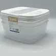 ظروف نگهدارنده هوبی لایف مدل Trendbox کد021040 بسته بندی سه عددی 